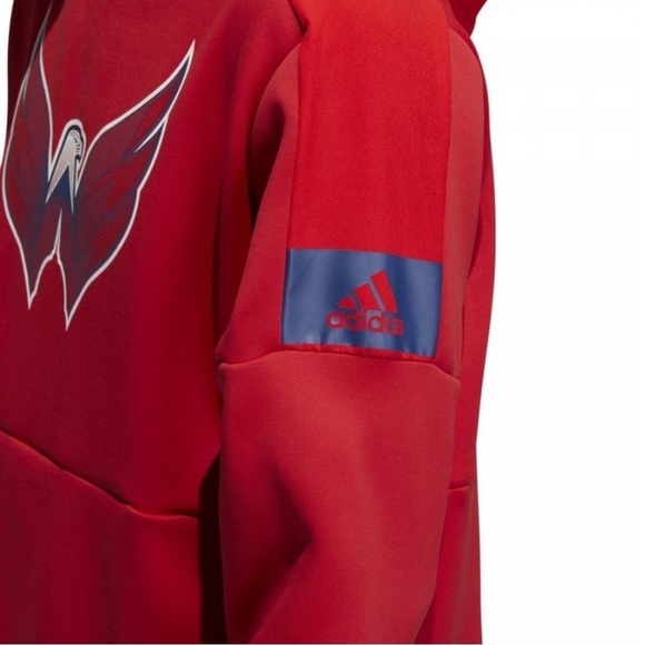 NWT Adidas x Washington Capitals Game Mode NHL Hoodie in Red Size Medium - Picture 2 of 13